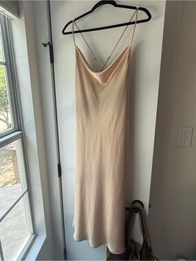 Show Me Your Mumu Nude Cowl Slip Dress